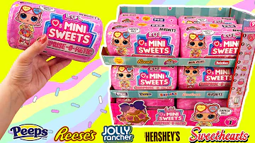 NEW! LOL Surprise Mini Sweets Full Case Unboxing! Candy Brands LOL Dolls