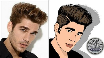 cartoon image editing design tutorial | digital vector art in android mobile