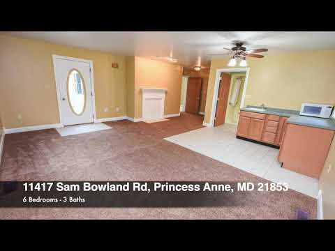 11417 Sam Bowland Rd, Princess Anne, MD home video tour