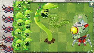 Plants vs Zombies 2 Max Level Snap Pea vs Zombot Tomorrow-tron