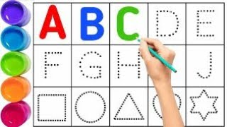ABC Dotted Tracing, English Alphabet Writing, Preschool learning #alphabets #kidssong #toddlers