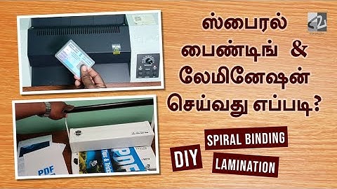 How to do Spiral Binding & Lamination at home #diy #binding #lamination #spiralbinding