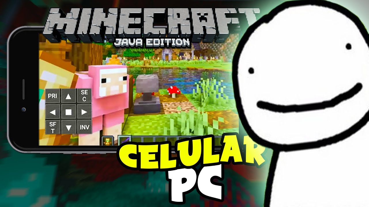 ✓[GARANTIDO!!] APRENDA Como JOGAR Minecraft no PC e no CELULAR JUNTOS em  2022!! 