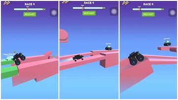 WHEEL SCALE! 3D FUNNY PLAY #17 | RACING GAME ON ANDROID/IOS