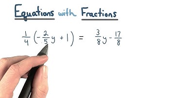 Equations with Fractions - Visualizing Algebra