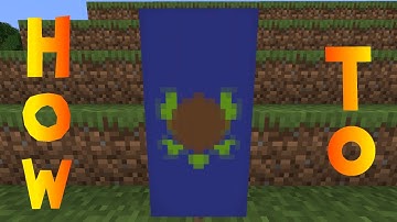 Minecraft: How to Make a Turtle Banner - Tutorial