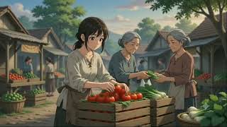 👑 The Poor Apple Girl Destined to Marry the King | Cozy Anime ASMR ⭐ screenshot 3