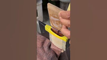 Axe trick | How to hang an axe handle with a cross wedge and epoxy glue #woodworking