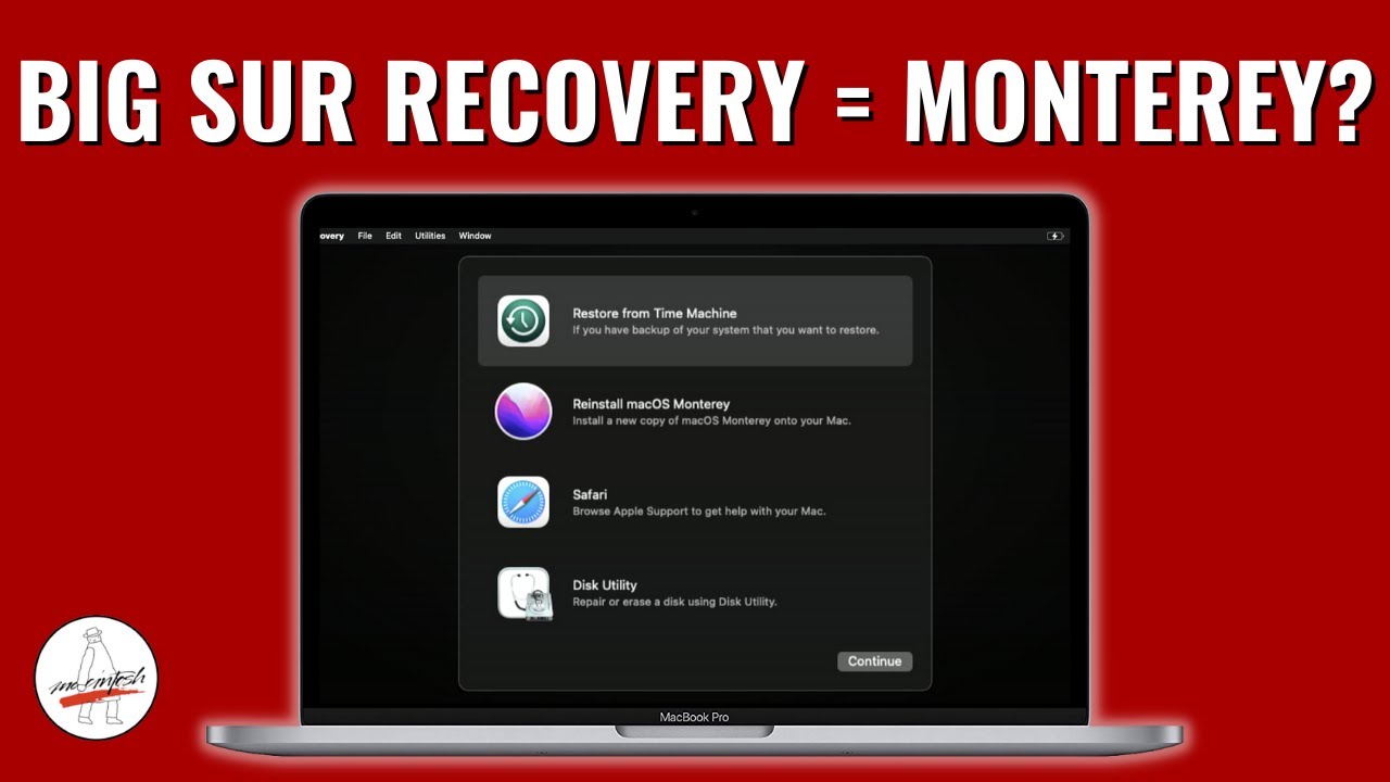 M1 macOS Big Sur Update Upgrades Recovery to Monterey??? - YouTube