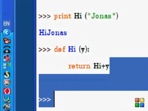 Jonas python tutorial 5
