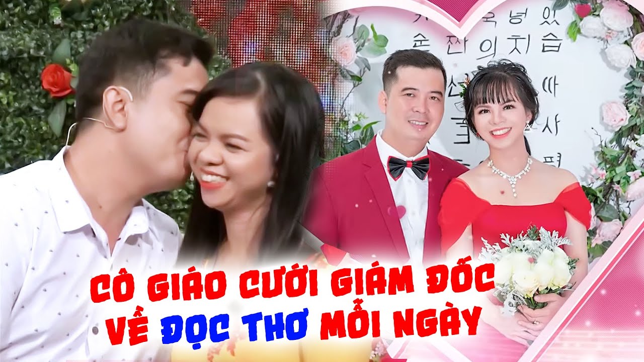 Giám đốc Nóng tính và cô giáo Văn vở KẾT HÔN từ show hẹn hò làm MC Quyền Linh PHẤN KHỞI