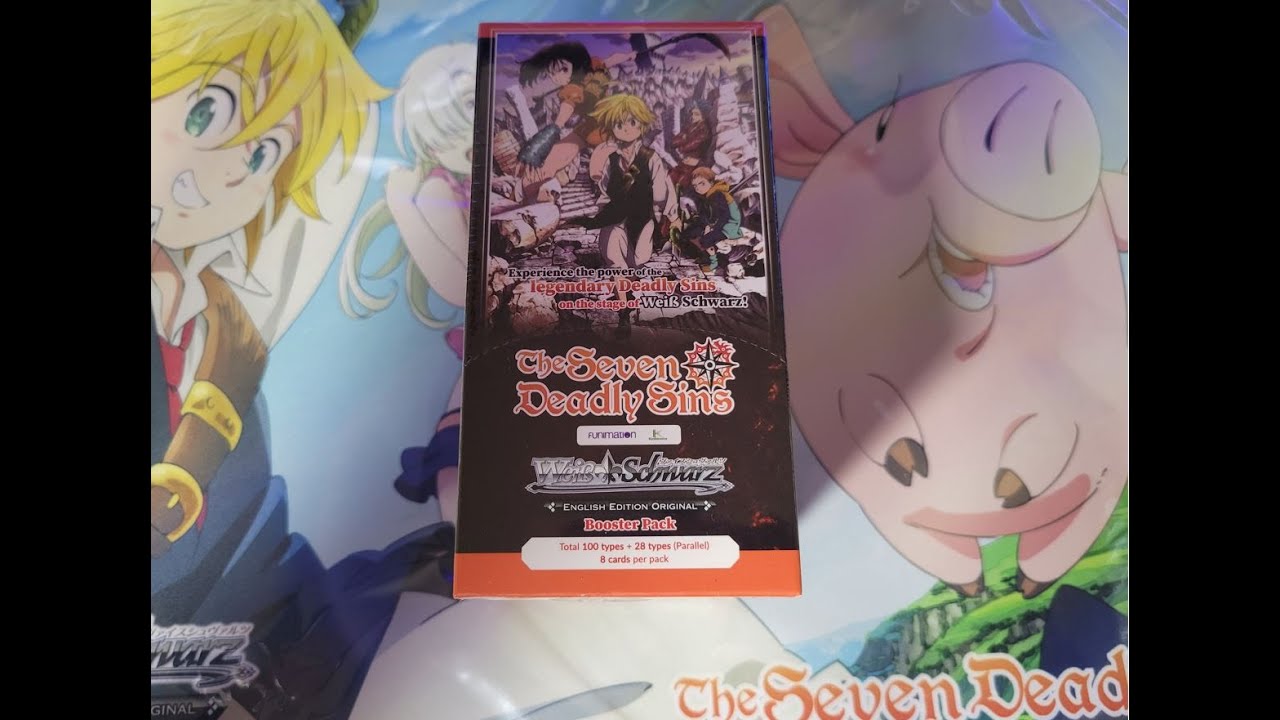 the seven deadly sins booster box Weiss Schwarz: The Seven Deadly Sins Revival of The Commandments Boost —  Smoke and Mirrors Hobby