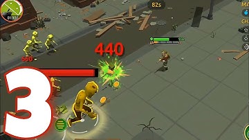 ZOMBIE BLAST CREW - Zone 3 (Missions 11 to 15 ) - Gameplay Android iOS(VIVID GAMES)