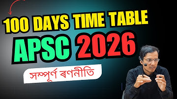 Stop Wasting, Start Preparing | 100 Days Timetable &Strategy I Target APSC 2026