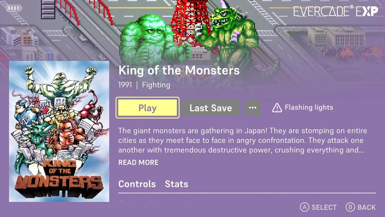 King Of The Monsters | NeoGeo Arcade 4 | Game 6 of 8 | Evercade