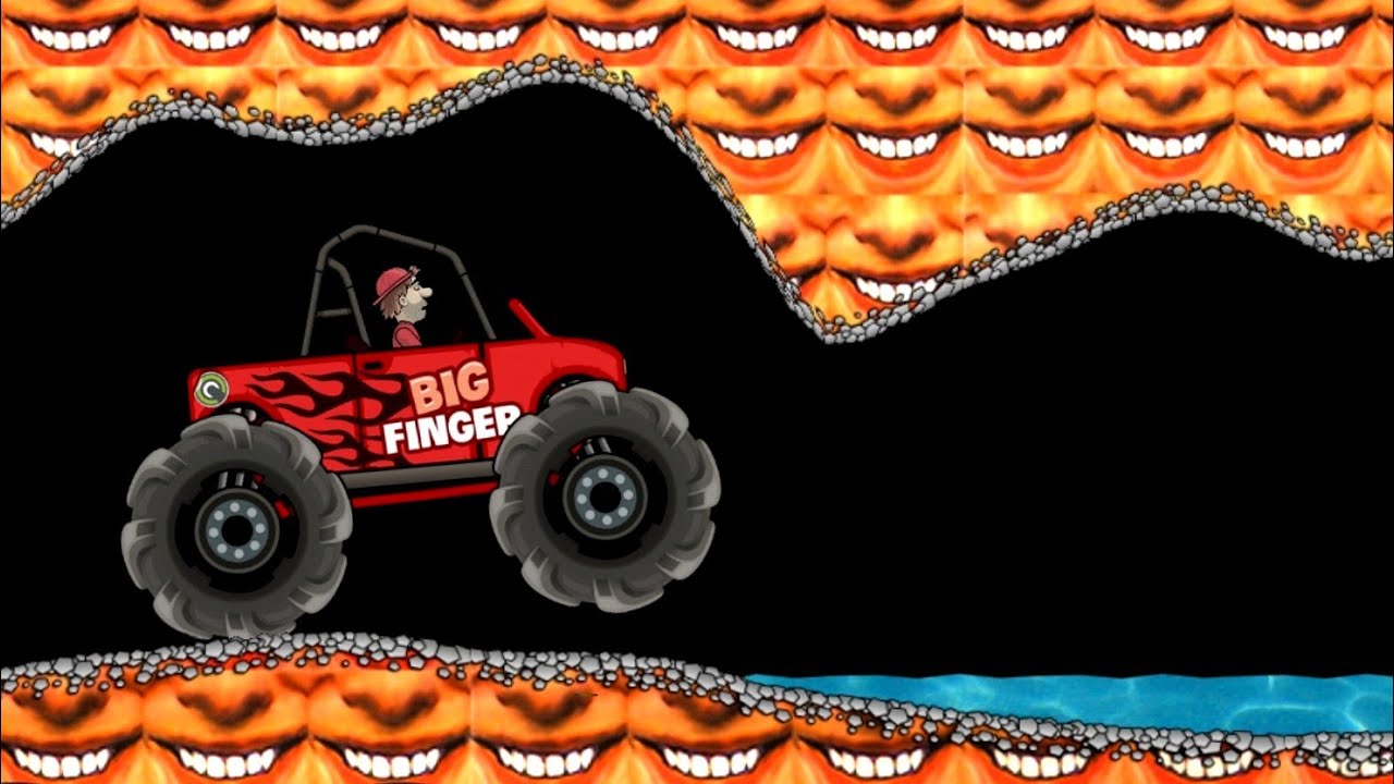 Piciu Rfx BIG FINGER on PICIU'S EVIL CAVE 1118m - Hill Climb Racing (MOD) - YouTube