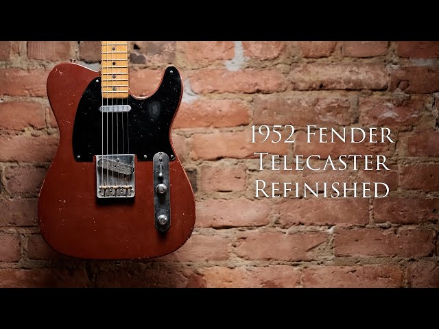 1952 Fender Telecaster Refinished w/Dylan Salfer - YouTube