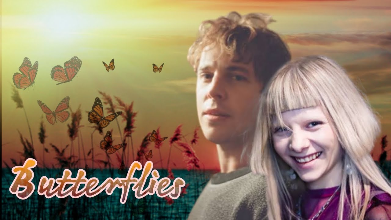 AURORA Feat Tom Odell BUTTERFLIES an hour Loop version with Lyric