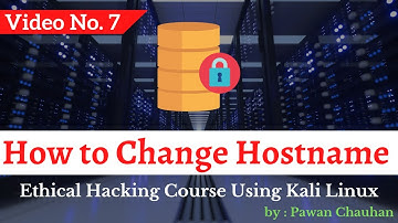 How to Change Hostname in Kali Linux || Ethical Hacking using Kali Linux