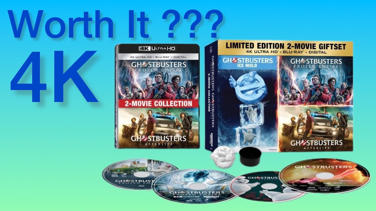 Ghostbusters Two Movie 4k Gift Set Review - Is Afterlife Worth The