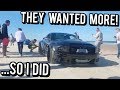 Took the Boosted & Widebody Mustang on the Beach THEN THIS HAPPENED