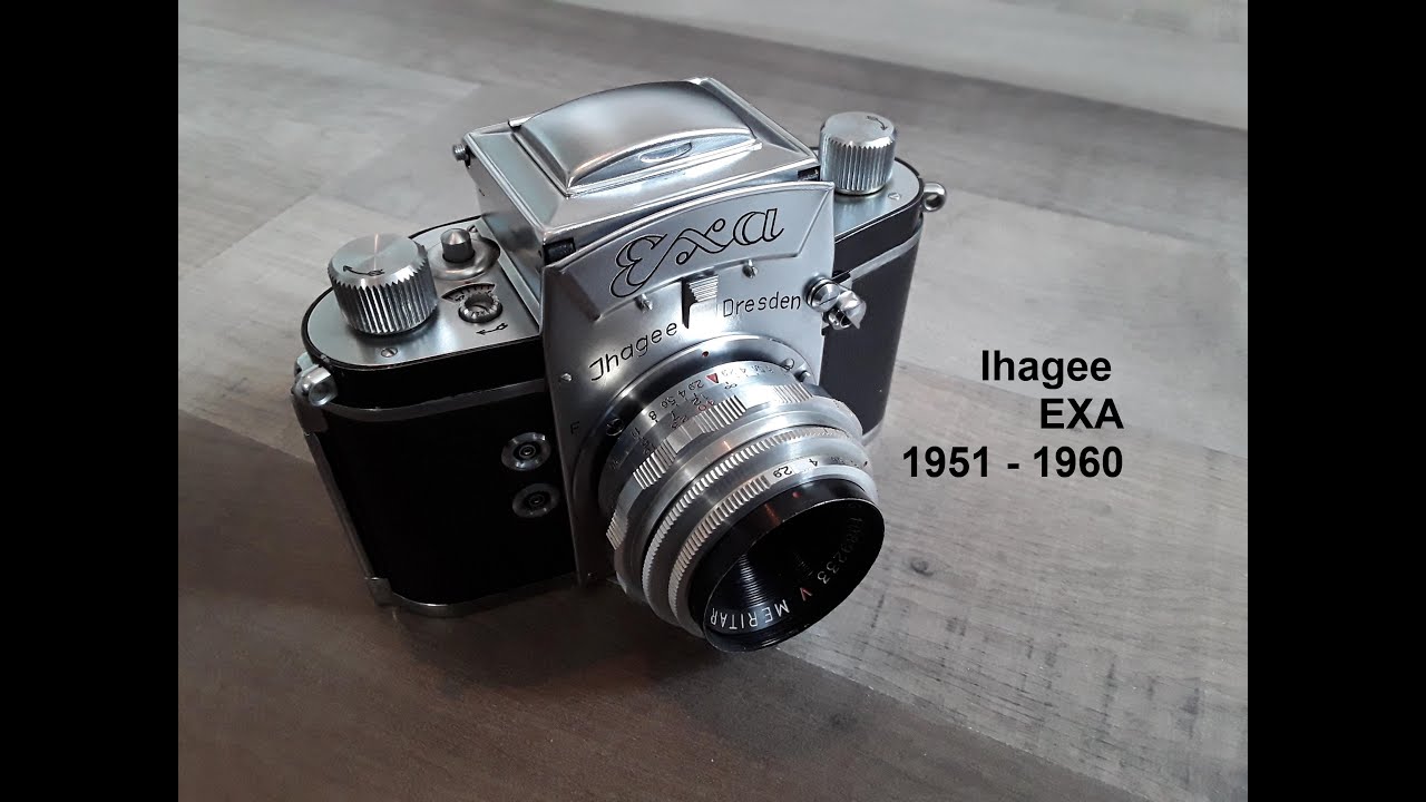 Ihagee EXA - E. Ludwig Meritar 50mm f2,9 Red V - SLR Camera made