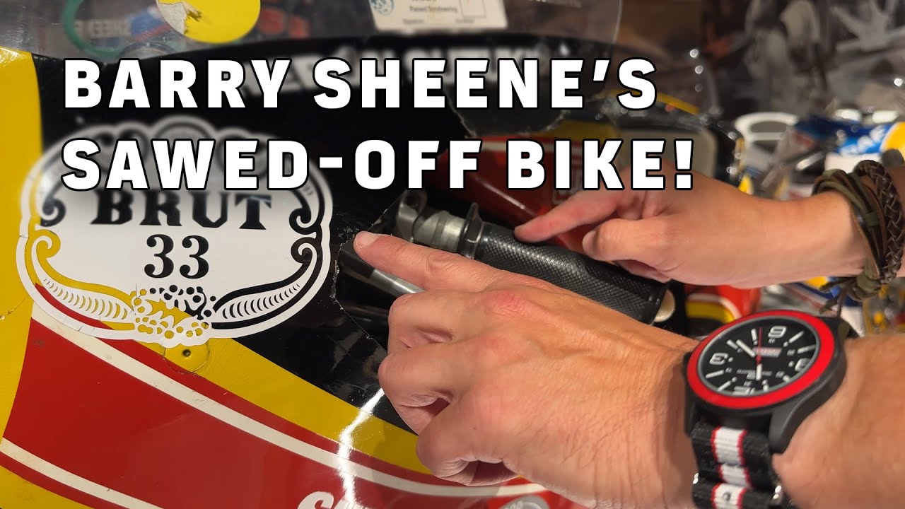 BARRY SHEENE TOOK A SAW TO HIS BIKE!!! | Silverstone Museum Vodcast ep 16