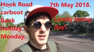 Hook Road carboot - Bank holiday Monday. 7th May 2018. UK reseller