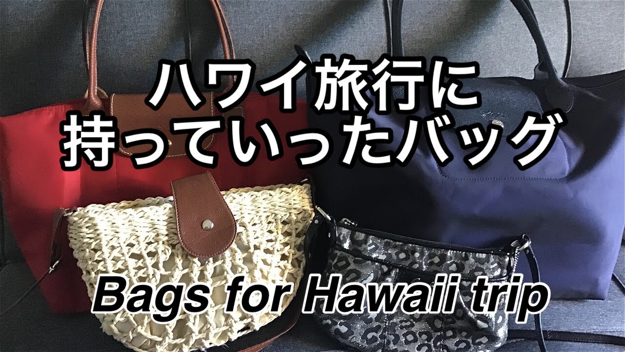 Eng Sub] Bags I used on my Hawaii trip - YouTube