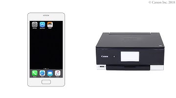 Enabling printing from a smartphone (iOS) - 2/2 (TS8200 series)