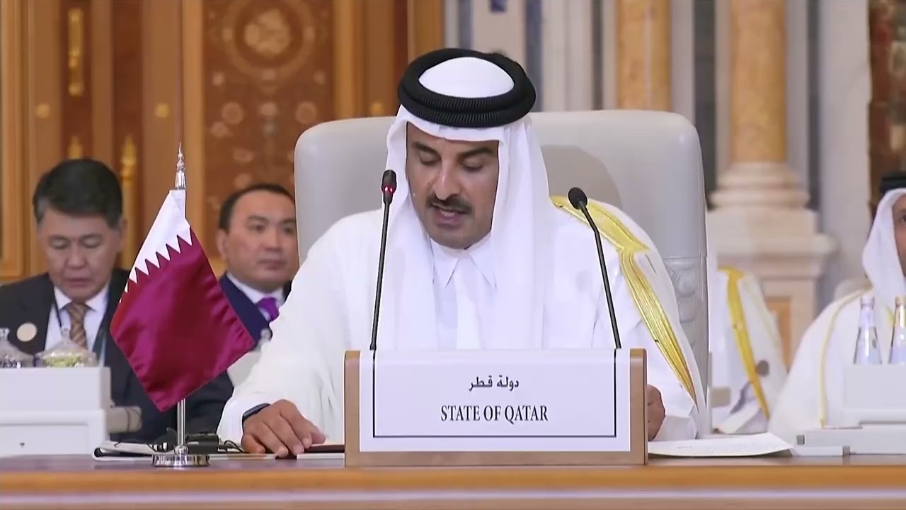 ‏كلمة سمو الأمير المفدى في القمة العربية الإسلامية المشتركة غير العادية