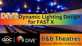 DIVE Dynamic Lighting Design. Make a Cinematic Pre-show Impact!