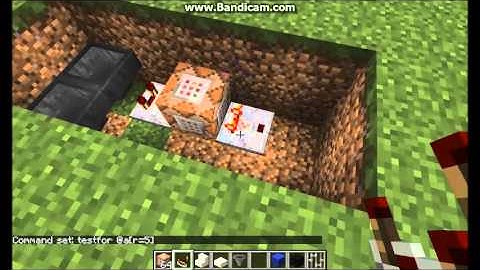 Minecraft Command Block trampoline