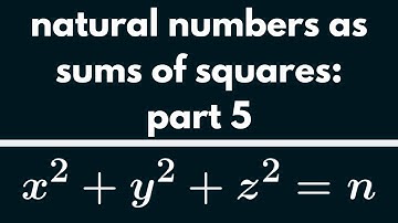 Number Theory | Sums of Squares Part 5