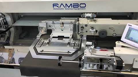 RAMBO RM-350 Automatic kangaroo pocket setting machine