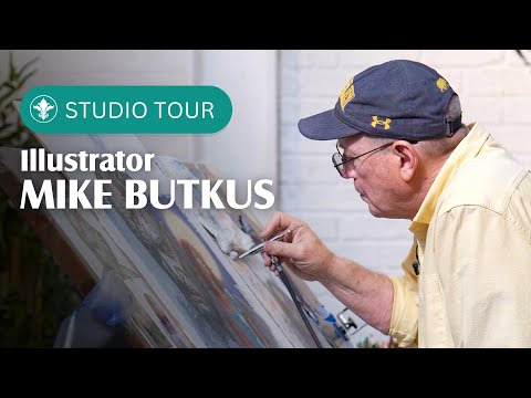 Capa de Studio Tour with Illustrator Mike Butkus