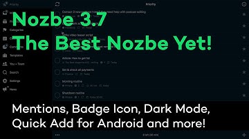 Nozbe 3.7 - The Best Nozbe Yet!