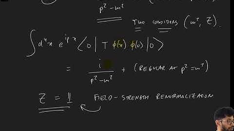 QFT2 Lecture 4a: Renormalized perturbation theory