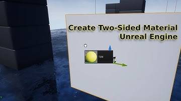 How to Create a Two-Sided Material in Unreal Engine - UE Beginner Tutorial