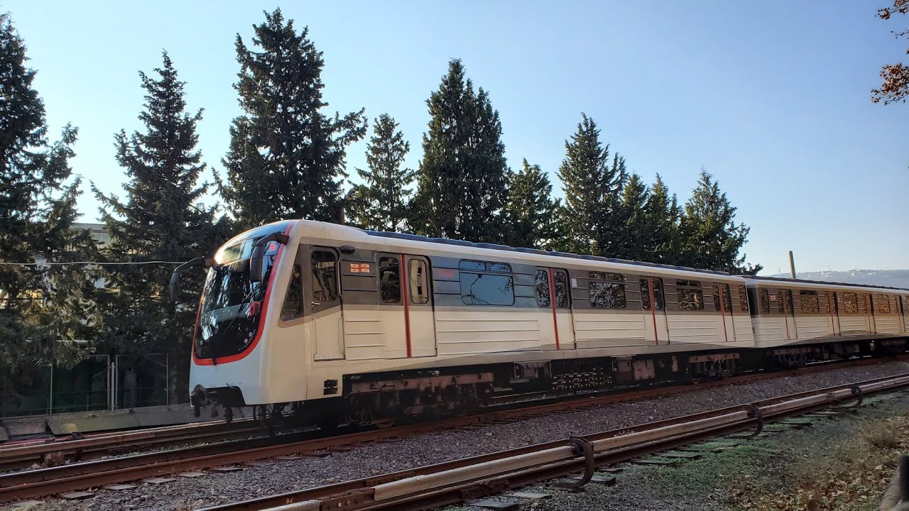 თბილისის მეტროს ვაგონები Модернизированные вагон тбилисского метро 81-717/714M Ema502M Ezh3M  em508t