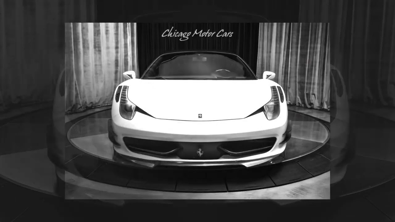 Used 2011 Ferrari 458 Italia Front Axle Lifter! PWF Matt Diamond