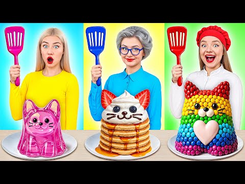 Me vs Grandma Cooking Challenge | Amazing Hacks and Tricks by Multi DO Smile