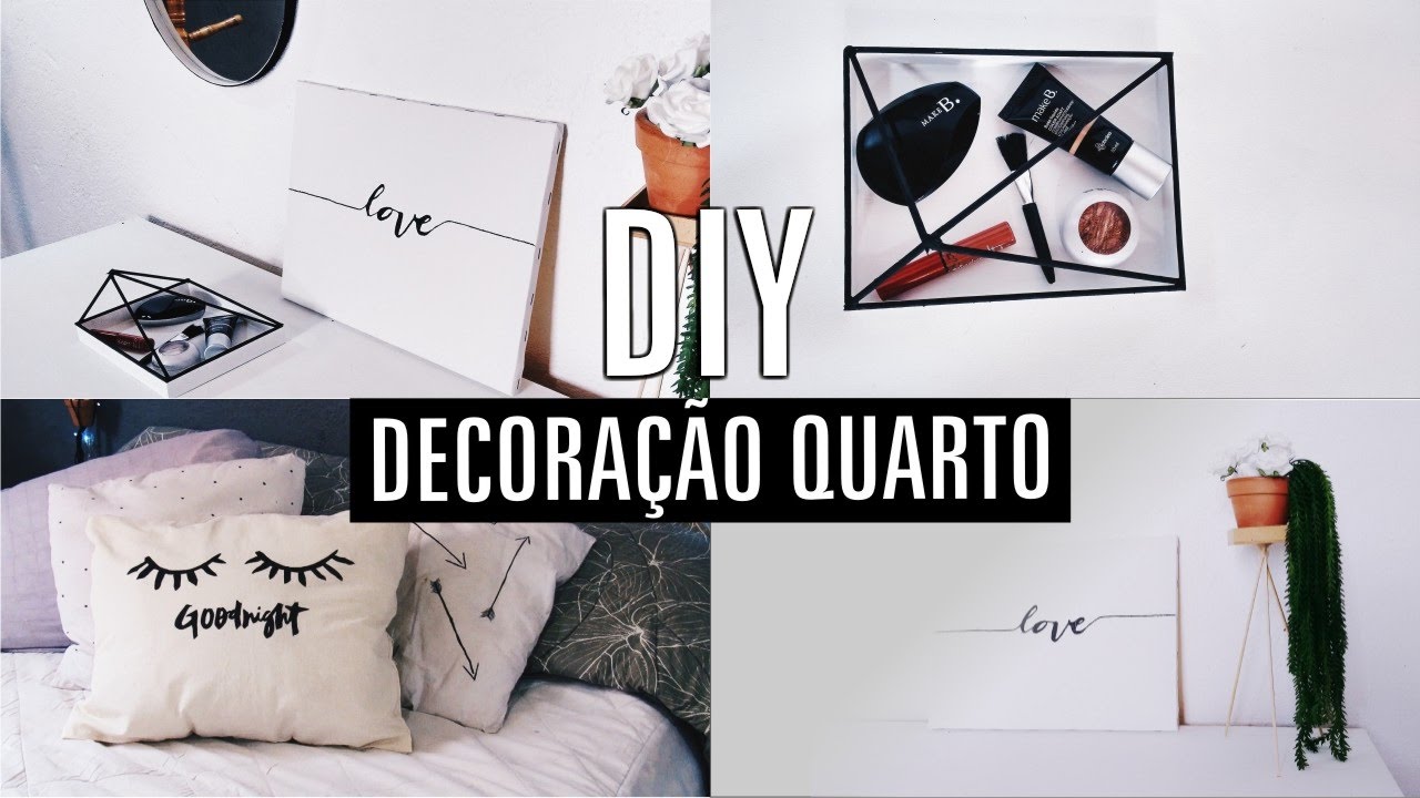 DIY | DECORAÇÃO PARA O QUARTO | Estilo TUMBLR