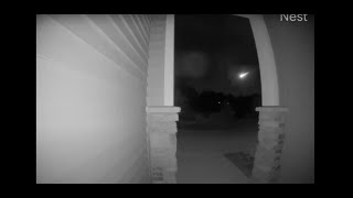 Meteor Captured On Security Camera In Burnsville, Minnesota