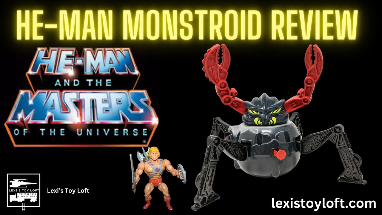 HE-MAN MONSTROID, MASTERS OF THE UNIVERSE, SKELETOR, VINTAGE TOY, RETRO TOY, 1980'S, HORDE