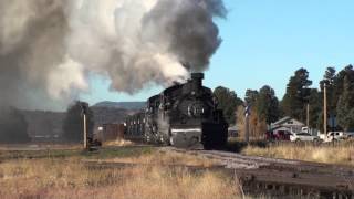 USA - Cumbres & Toltec 1a - Double Headed Freight, October 2012