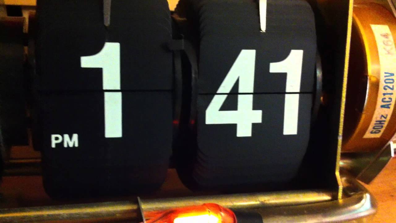 DIY Exposed Flip Clock (Instructable)