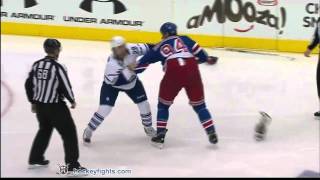 Derek Boogaard vs Colton Orr Oct 21, 2010