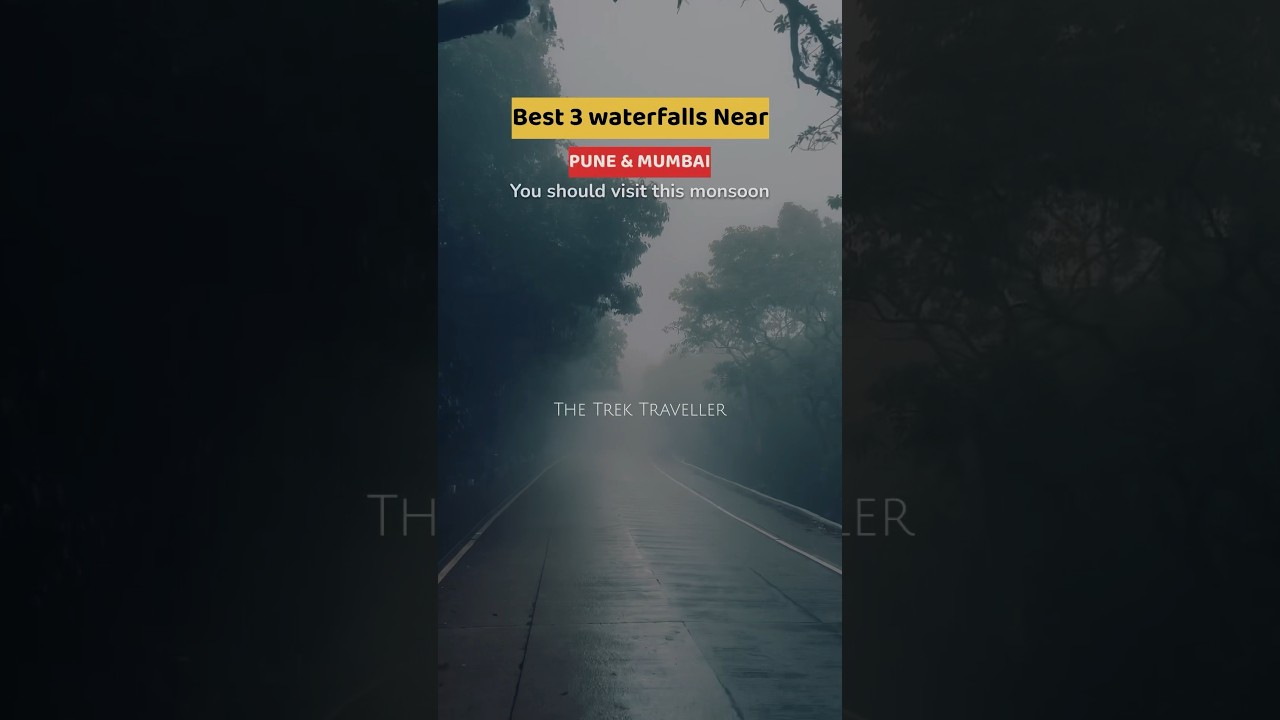 Best Waterfalls near Pune & Mumbai 9870871465 