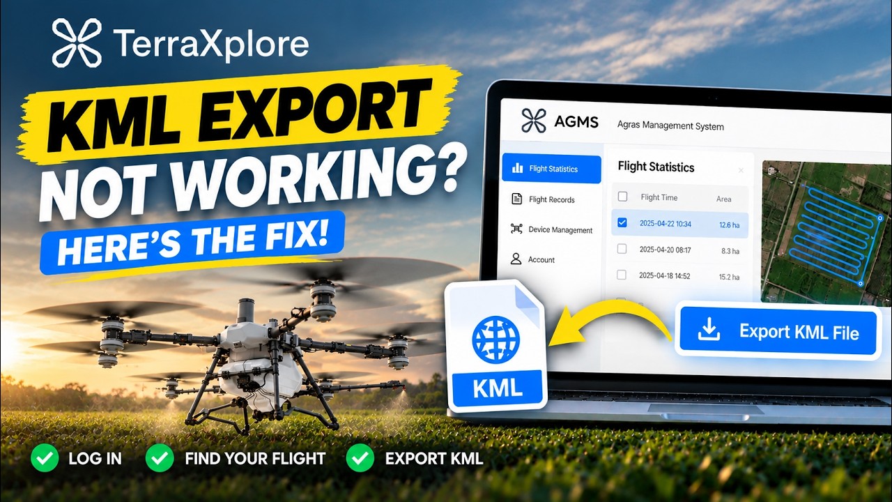 DJI SmartFarm KML Export Not Working? Here's How to Fix It! - YouTube